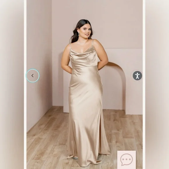 Skye Satin Dress | Ready To Ship